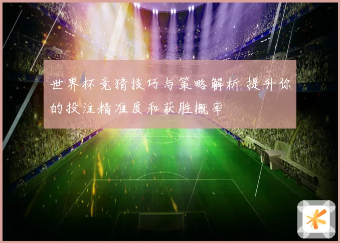 世界杯竞猜技巧与策略解析 提升你的投注精准度和获胜概率